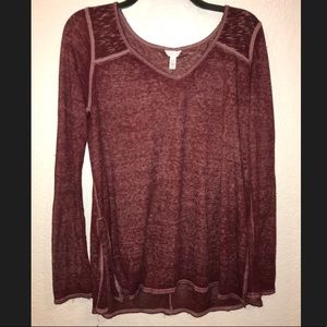 Aeropostale Relaxed Fit Sheer Top